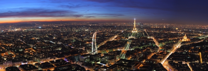 Paris at night