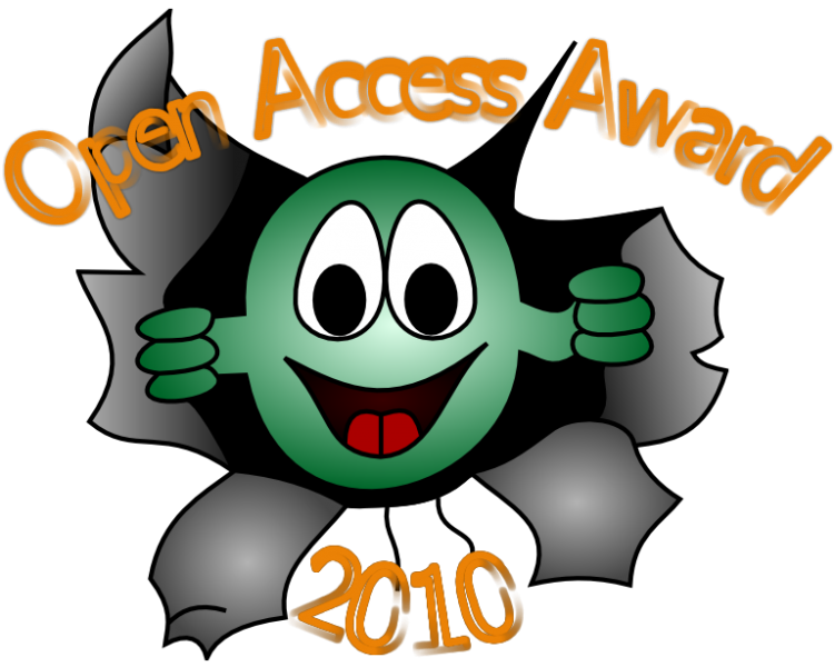 Datei:Open access award 2010.png